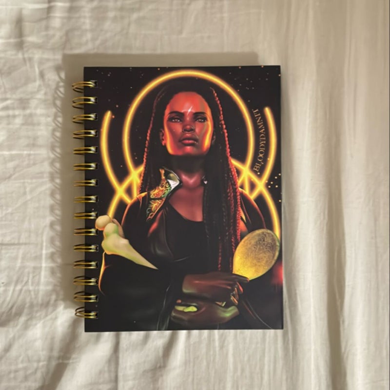 Witches Steeped in Gold spiral lined notebook (Obsidian Moon Crate exclusive)