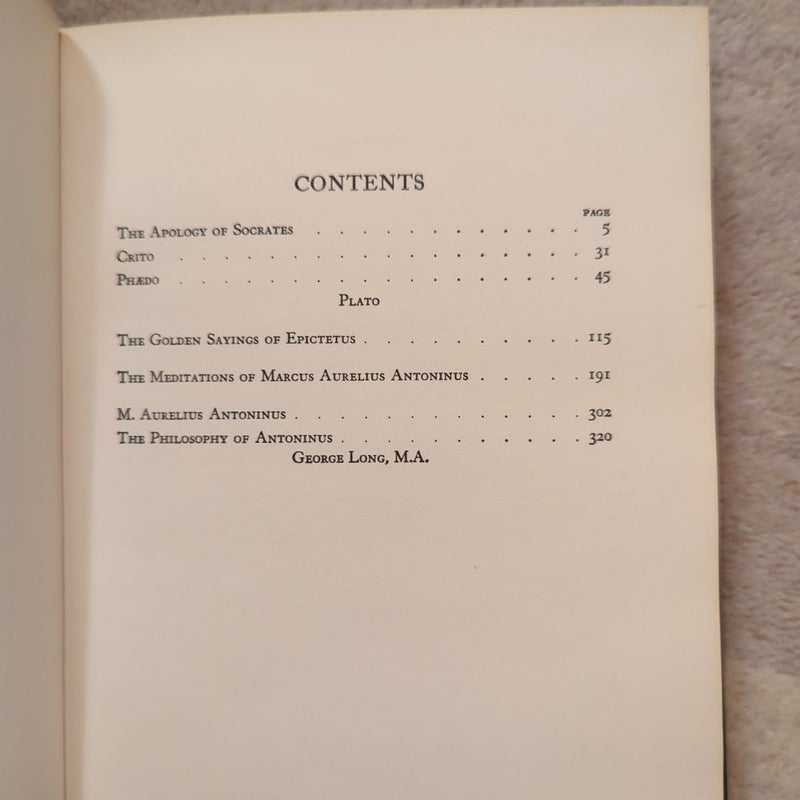 Plato / Epictetus/ Marcus Aurelius
