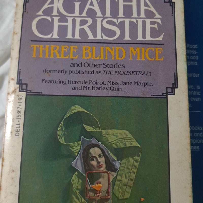 Agatha Christie vintage paperbacks Hickory Dickory Death and Three Blind Mice 1980 1986
