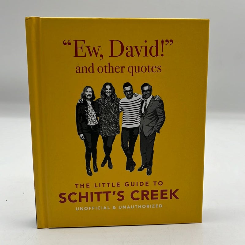 Ew David - Schitt's Creek Poop Du Jour Toilet Spray Citrus Essential O –  Calm Down Caren