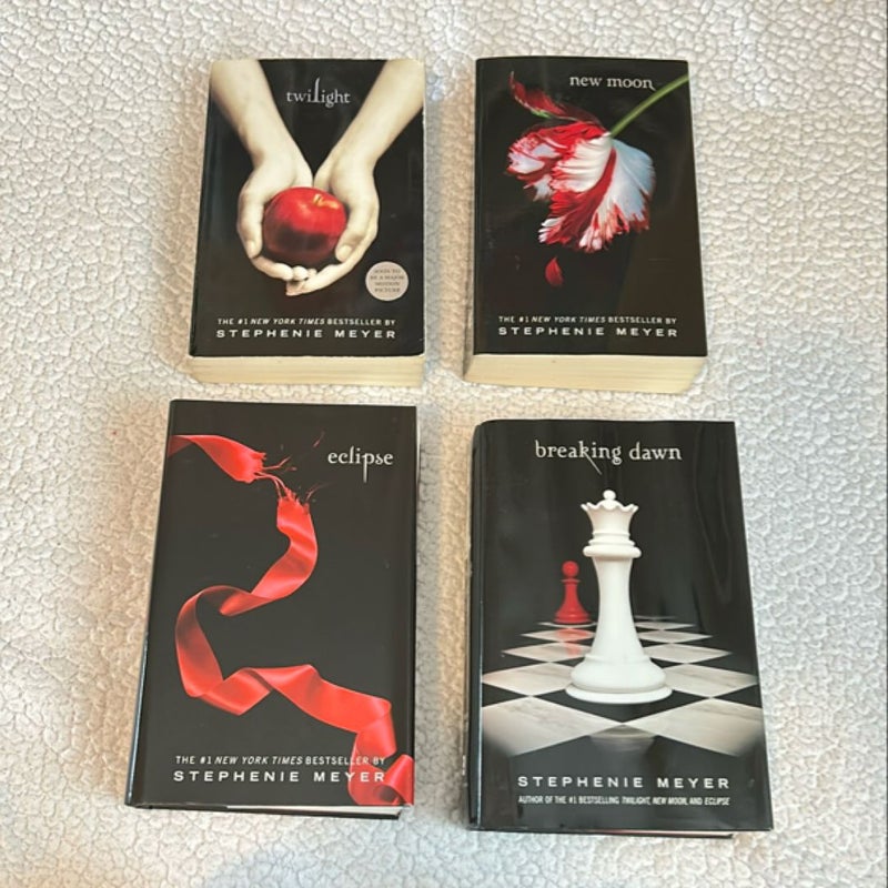 The Twilight Series, books 1-4