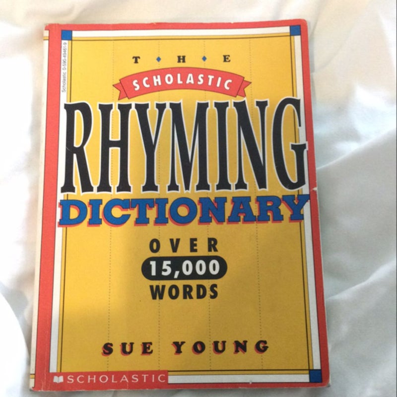 The Scholastic Rhyming Dictionary 