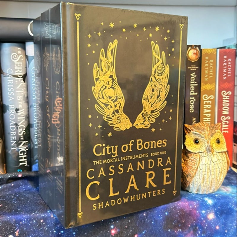 The Mortal Instruments *Fairyloot* Editions: City of Bones, City of Ashes, and City of Glass