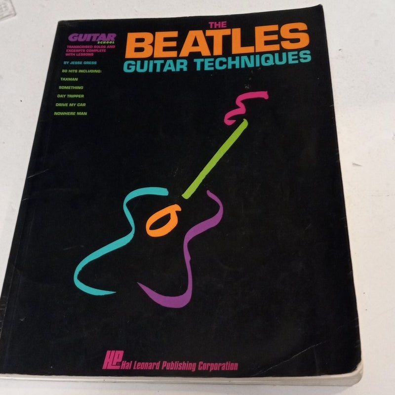 Beatles Guitar Techniques