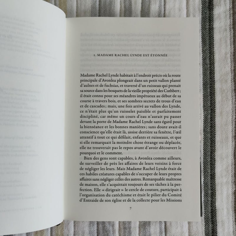 5 Book Collection: Beautiful French Editions of Anne of Green Gables