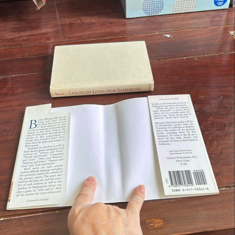 Lessons on Living from Shakespeare (1st Ed/1st)