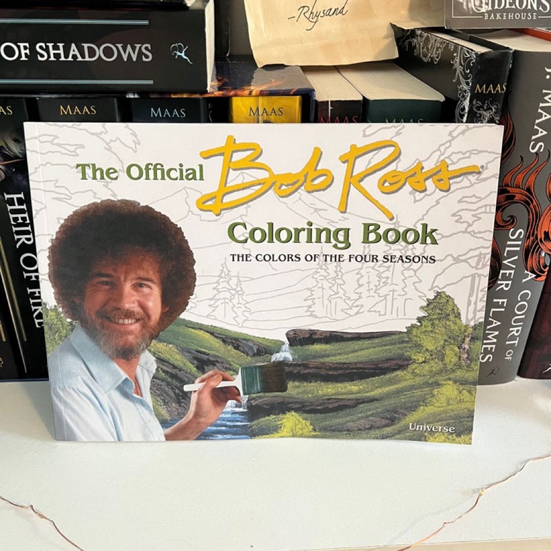 Official Bob Ross Colouring Book