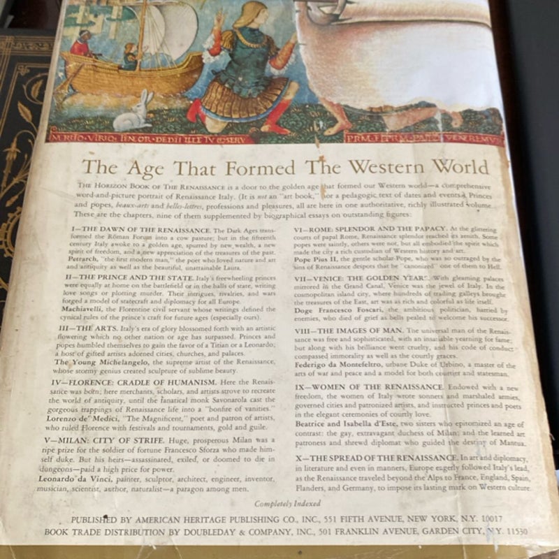 Horizon Book of The Renaissance 