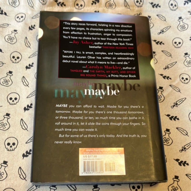 Before I Fall * 1st EDITION *