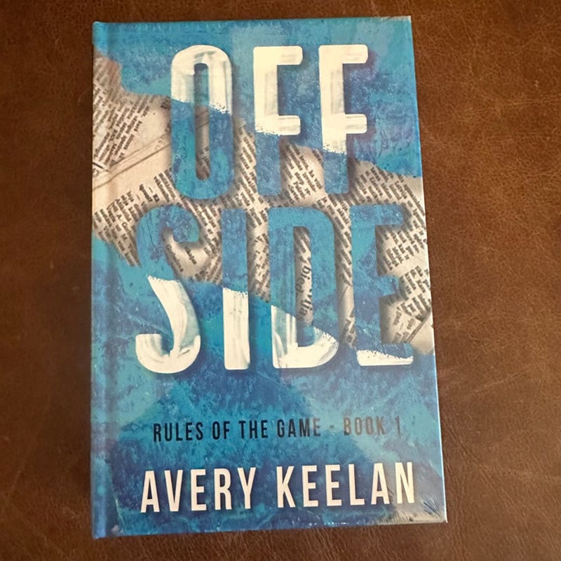 Offside signed special edition by avery keelan hardcover