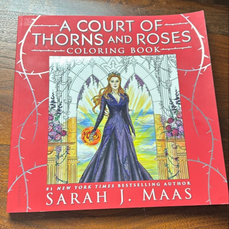 A Court of Thorns and Roses Coloring Book
