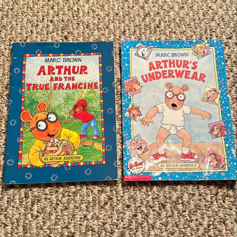 Lot/Bundle of 7 Arthur books by Marc Brown