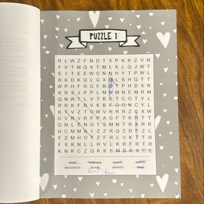 Rad Valentine's Day - a Word Search for Kids 8-12 Years Old