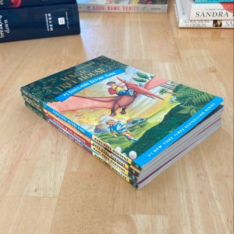 Magic Tree House Books 1-4 Boxed Set