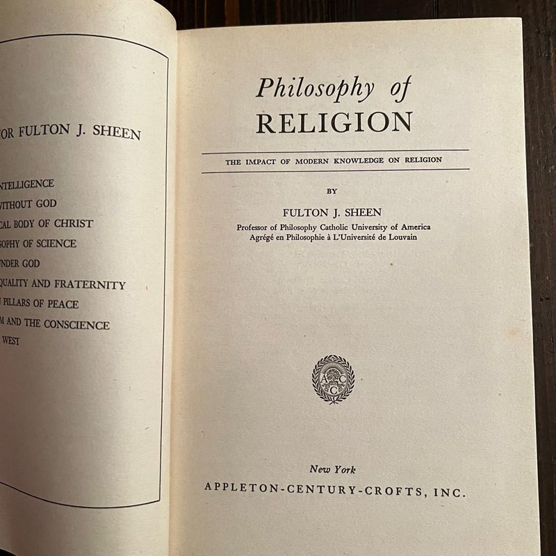 Philosophy of Religion 