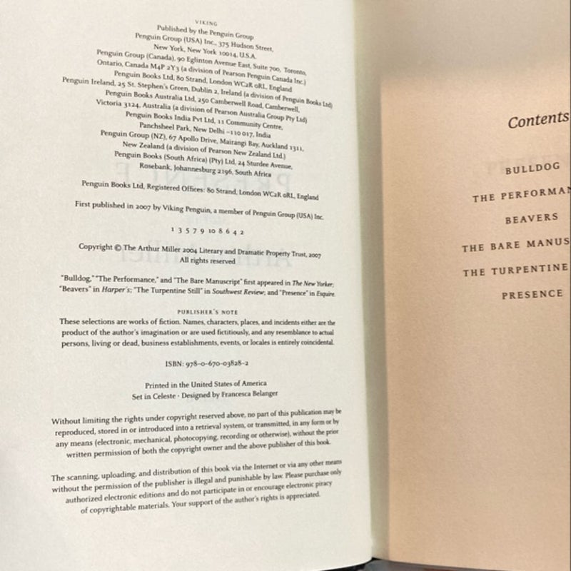 Presence: Collected Stories