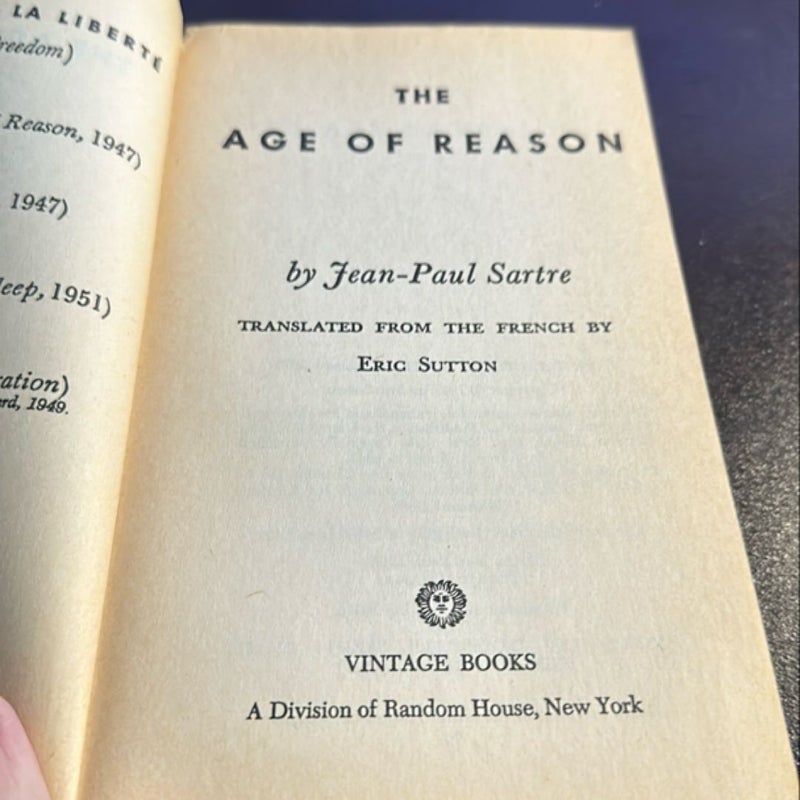 The Age of Reason