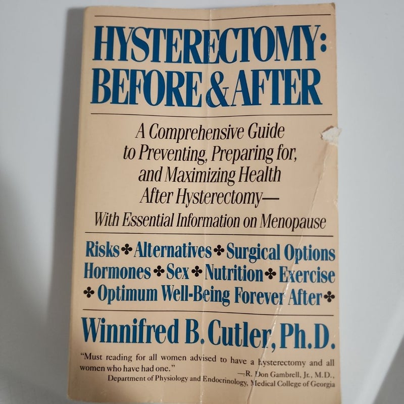 Hysterectomy Before and After