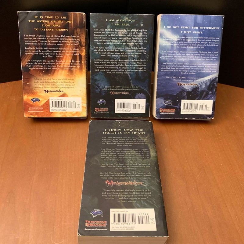 Forgotten Realms: Complete Neverwinter Series, Legend of Drizzt: Gauntlgrym, Neverwinter, Charon’s Claw, The Last Threshold