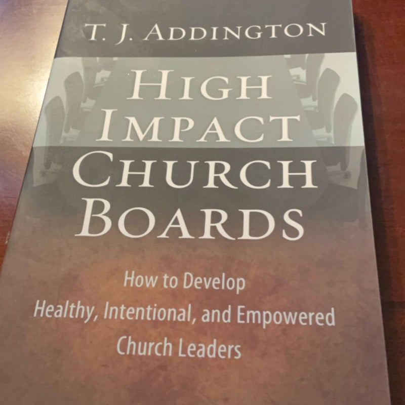 High-Impact Church Boards