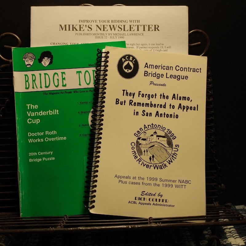 American Contract Bridge League, (They forgot the Alamo, but appealed in San Antonio