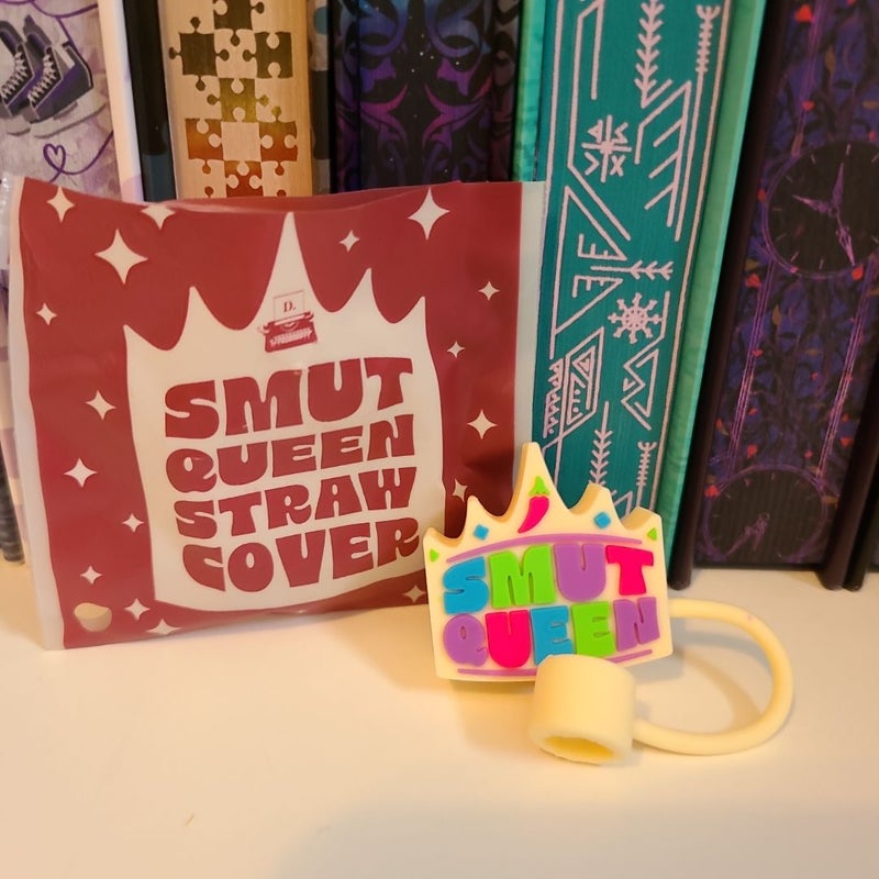 Bookish box Smut Queen straw cover 