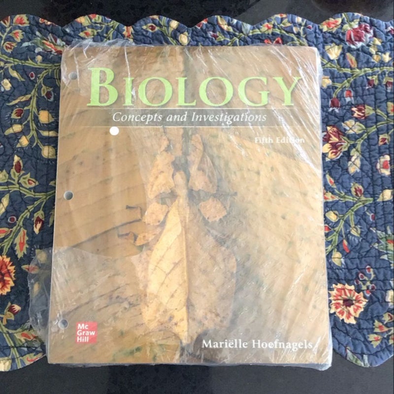 Biology Concepts and Investigations