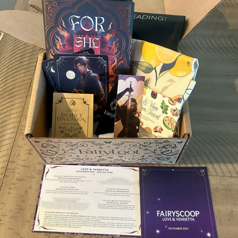 For She Is Wrath: Fairyloot Edition