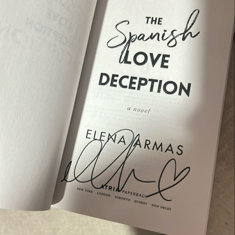 SIGNED - The Spanish Love Deception 