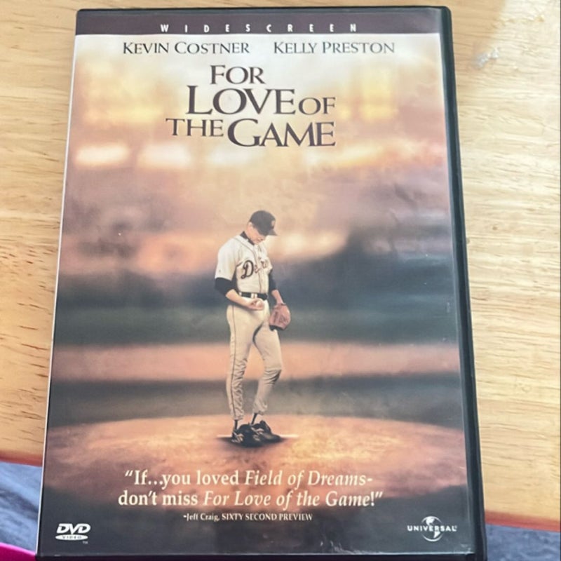 For the Love of the Game DVD