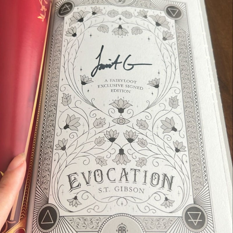 Evocation. Hand SIGNED (FairyLoot edition)