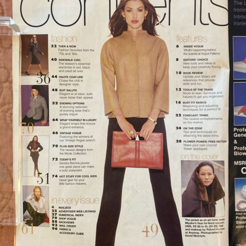 Vogue Patterns (Nov/Dec 2000)