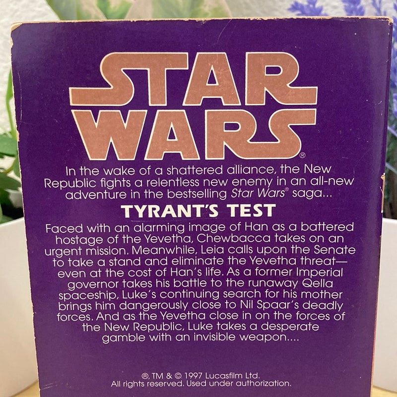 Star Wars Tyrant’s Test book 3