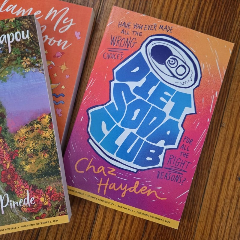 TEMPORARY (3 aRCs new) Blame my Virgo Moon, When The Mapou Sings, Diet Soda Club 