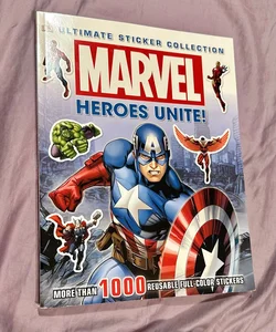 NEW! Ultimate Sticker Collection: Marvel: Heroes Unite!