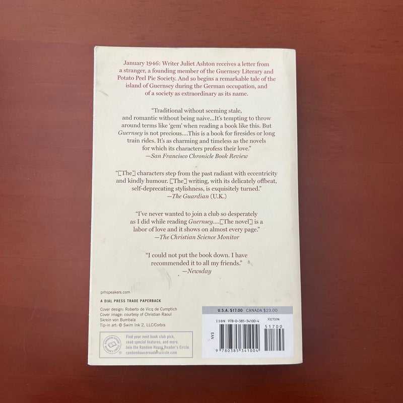 The Guernsey Literary and Potato Peel Pie Society
