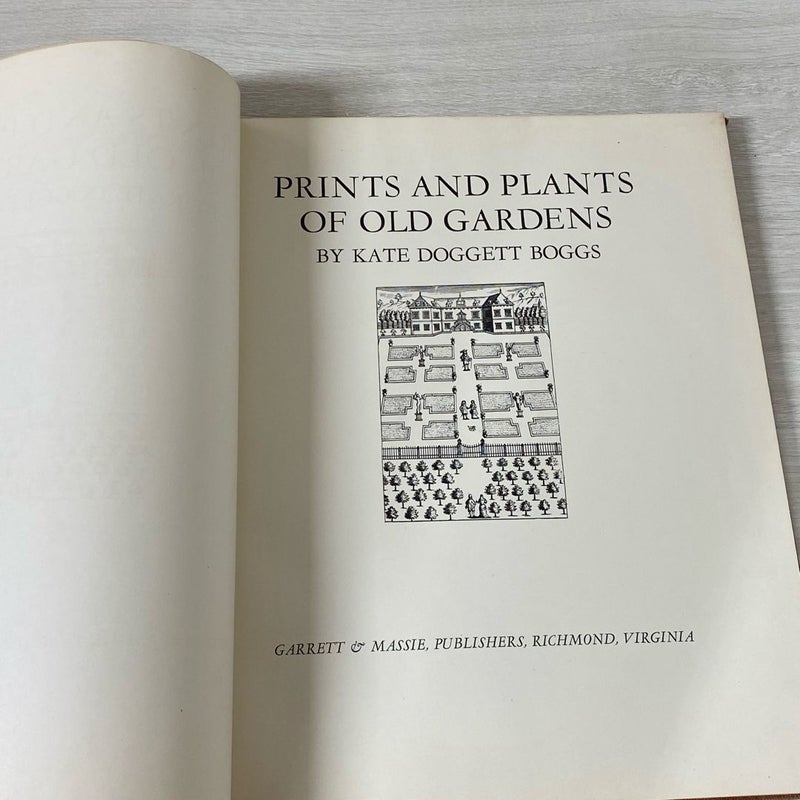 Prints and Plants of Old Gardens