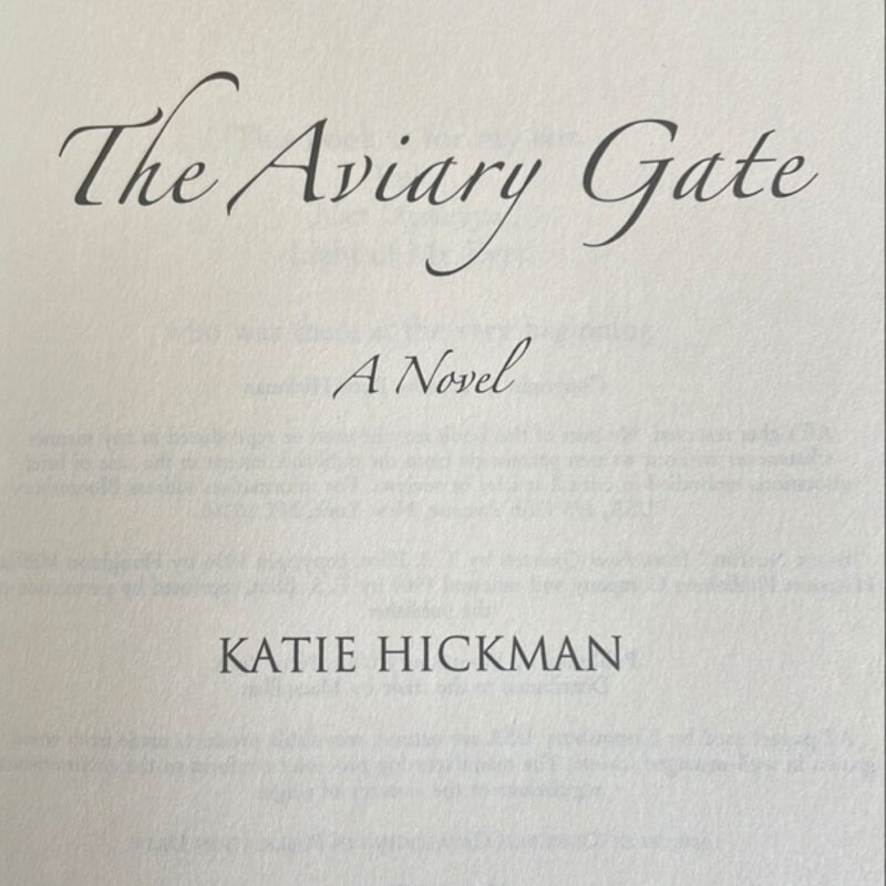 The Aviary Gate