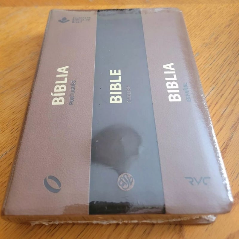 Biblia Trilingue Spanish English Portuguese Trilingual Bible NAA ESV RVC