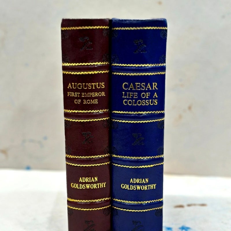 Caesar & Augustus: The Lives of Rome's Greatest Emperors by Adrian Goldsworthy Leather-Bound