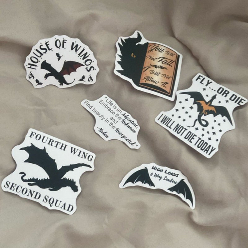 Fourth Wing- 13p. Sticker Bundle 