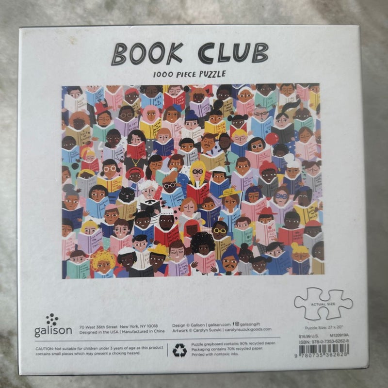 Book Club themed puzzle