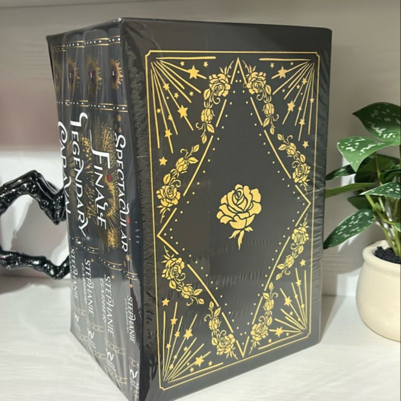 SEALED The Return to Caraval complete collection limited edition set with sprayed edges 