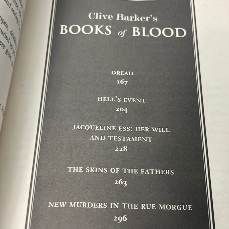 Clive Barker's Books of Blood 1-3