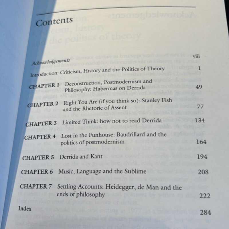 What's Wrong with Postmodernism?