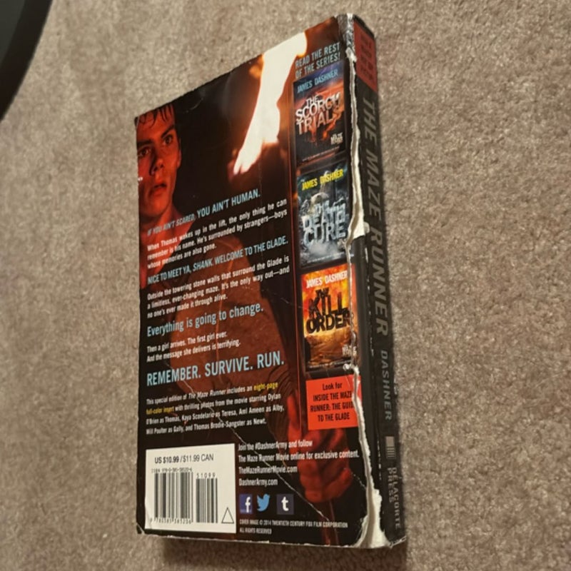 The Maze Runner Movie Tie-In Edition (Maze Runner, Book One)