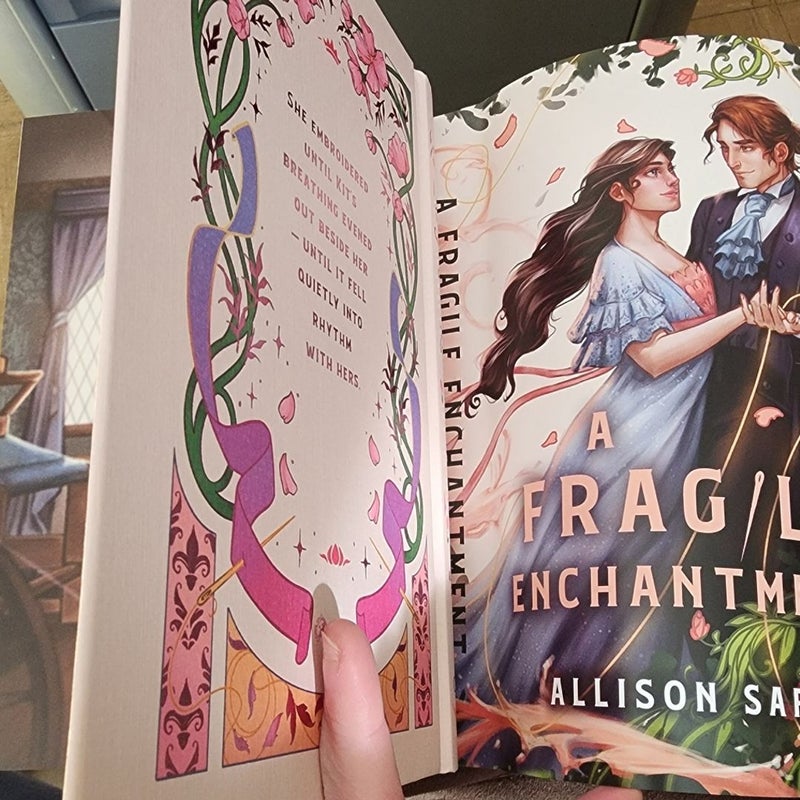 A Fragile Enchantment- Fairyloot Edition By Allison Saft, Hardcover 