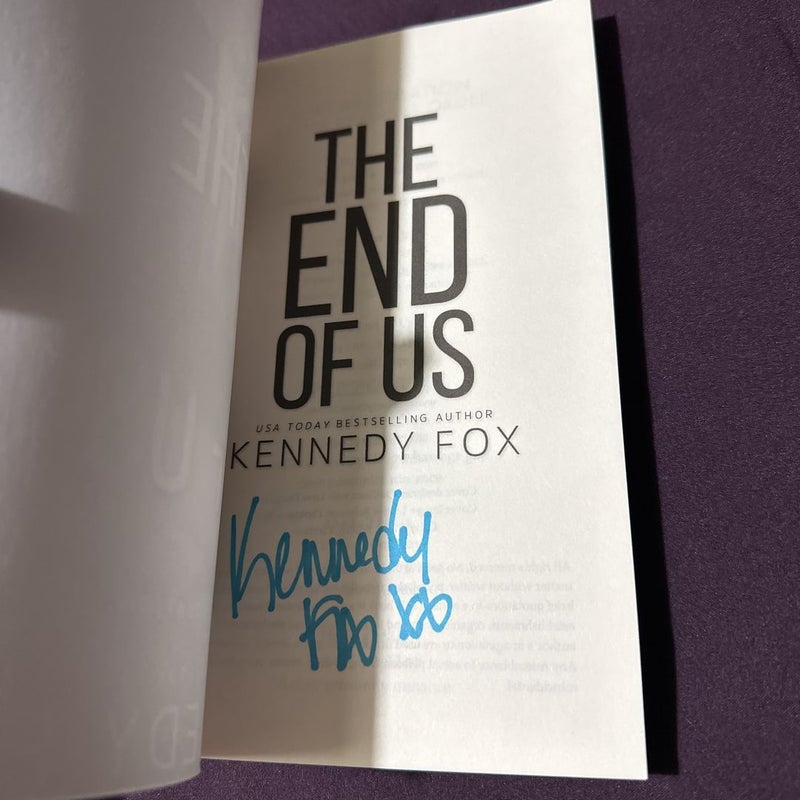 The End of Us : SIGNED 