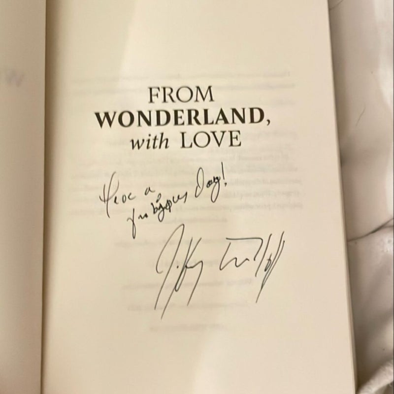 From Wonderland with Love (signed)