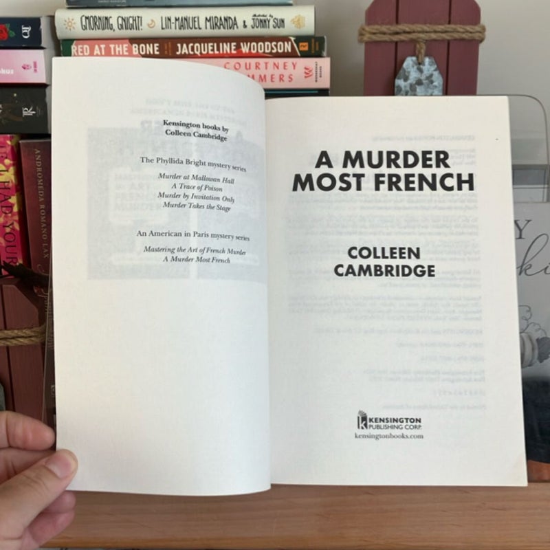 A Murder Most French